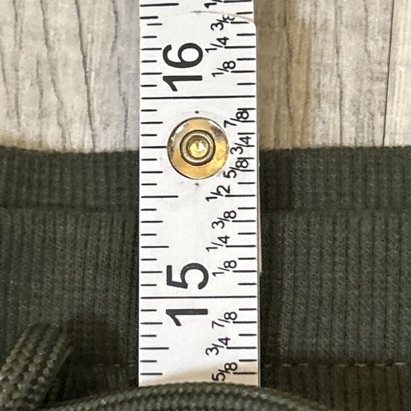 All in Motion Women's 4X Olive Green Frech Terry Side Pockets Drawstring Shorts - Picture 14 of 16